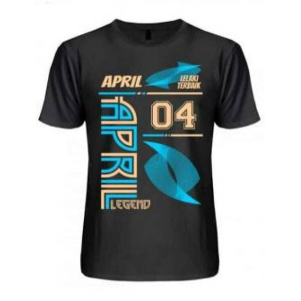 APRIL MENS T-SHIRT BEST APRIL LEGEND MENS T-SHIRT APRIL MONTH 04 - REQUEST MONTH NEW DESIGN