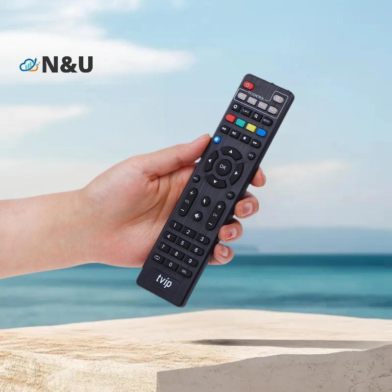 N&U 1 ชิ้นทีวีด้านบนกล่องไม่มี TVIP 605 รีโมทคอนโทรลสําหรับ Tvip กล่อง Tvip410 Tvip412 Tvip415 Tvip6