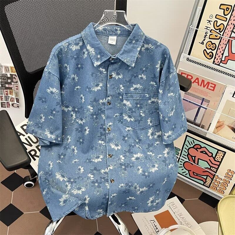 A204#网络图高质量牛仔面料蓝色P37元M--2XL20260506