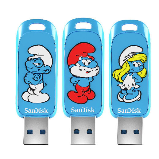 Sandisk Smurfs™ USB Flash Drive 64GB 128GB 256GB