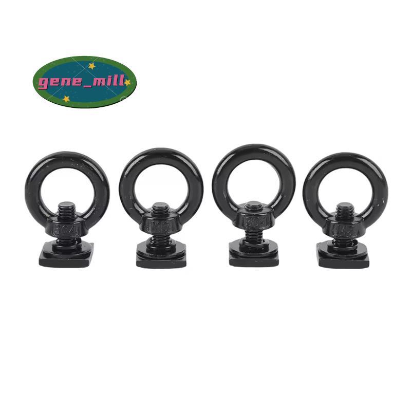 4 ชิ้น T Bolt Eye Nut Kit สแตนเลส T Track Mount Tie Down สําหรับถือตาข่ายสินค้า