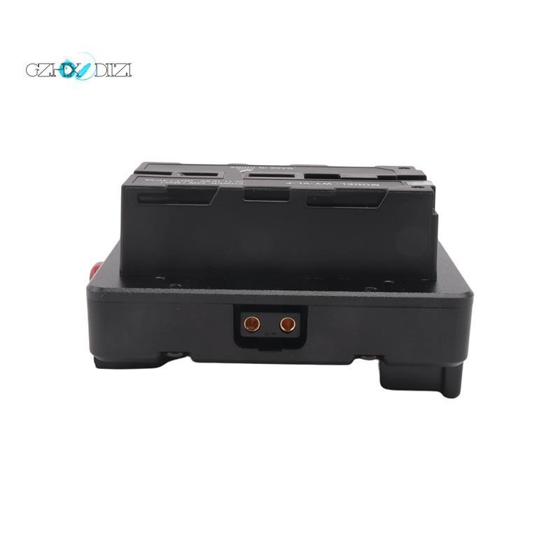 GzhxdiiziV Mount V-Lock แบตเตอรี่สําหรับ NP-F F550 F570 F750 F970 แบตเตอรี่สีดําอะแดปเตอร์แผ่นแปลงแบ