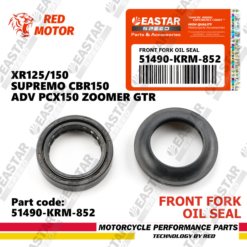 ซีลโช๊คหน้า ﻿Front Fork Oil Seal for XR125/150/Supremo CBR150 ADV PCX150 Zoomer GTR (51490-Krm-852)