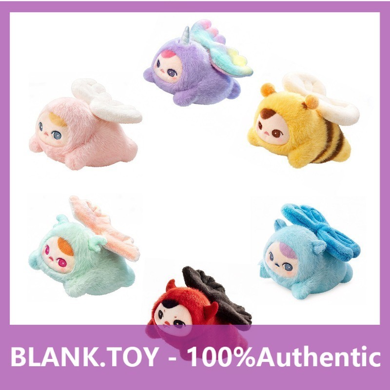 POPMART PUCKY Elf Flight Series ตุ๊กตาจี้ Mystery Box