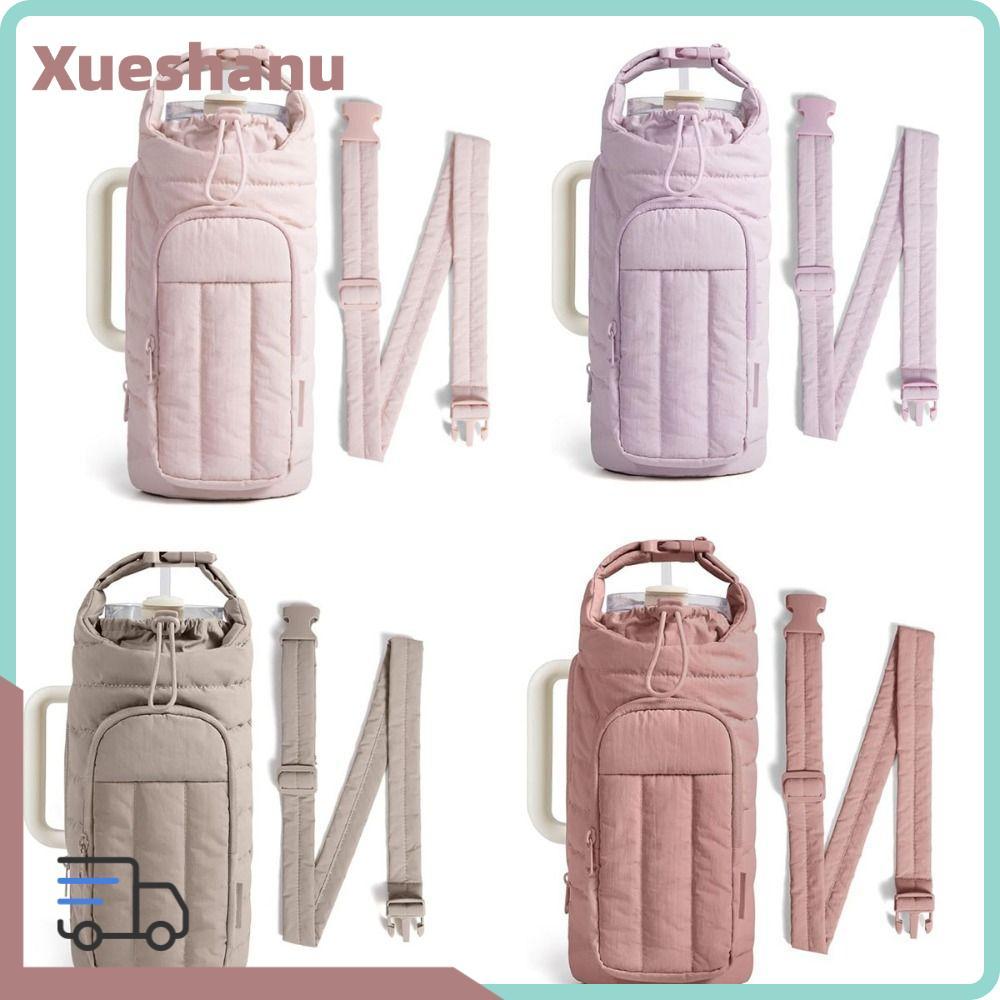 ซูซี กระเป๋าใส่ขวดน้ําพร้อมสายคล้องกระเป๋าใส่ความจุขนาดใหญ่อุปกรณ์ยิมป้องกันน้ําแบบพกพาสําหรับกีฬากลางแจ้ง