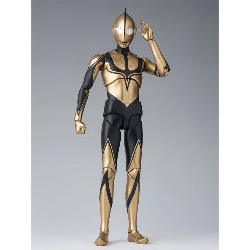 พร้อมสต็อก SHF ใหม่ Ultraman Movie Theatrical Version Black Gold ZOFFY ZOFFY Fantasy รูปถ่ายภาพพิเศษ