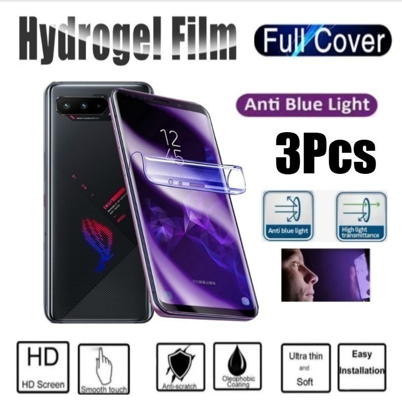 3 ชิ้น Anti Spy ความเป็นส่วนตัว Soft Hydrogel ฟิล์มสําหรับ BLU Bold N1 N2 N3 C7 C7X F91 F92e G9 G50 