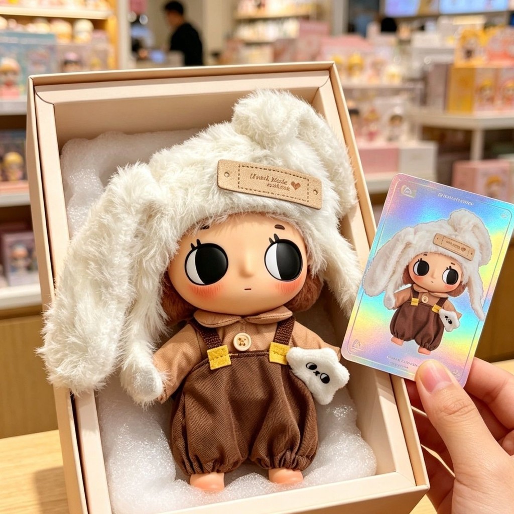 Nyota Little Instant Series เสื้อผ้าเด็ก Nyota Tower Dress Up สําหรับตุ๊กตา 18-17 ซม. หมวกกระต่าย