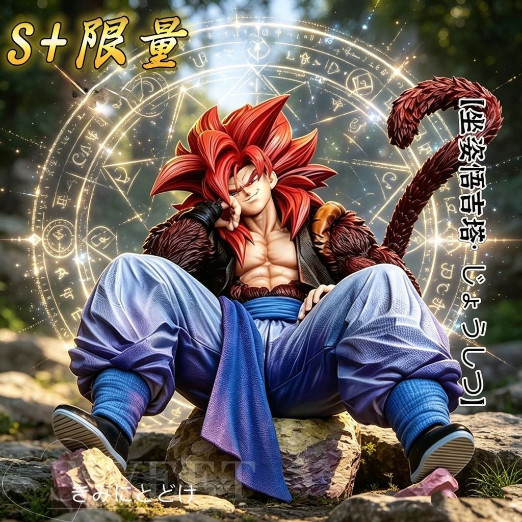 [คลังสินค้าพร้อม] Dragon Ball Super Four Gogeta Figure [Exclusion Limited] Super Saiyan 4 Gogeta Gog