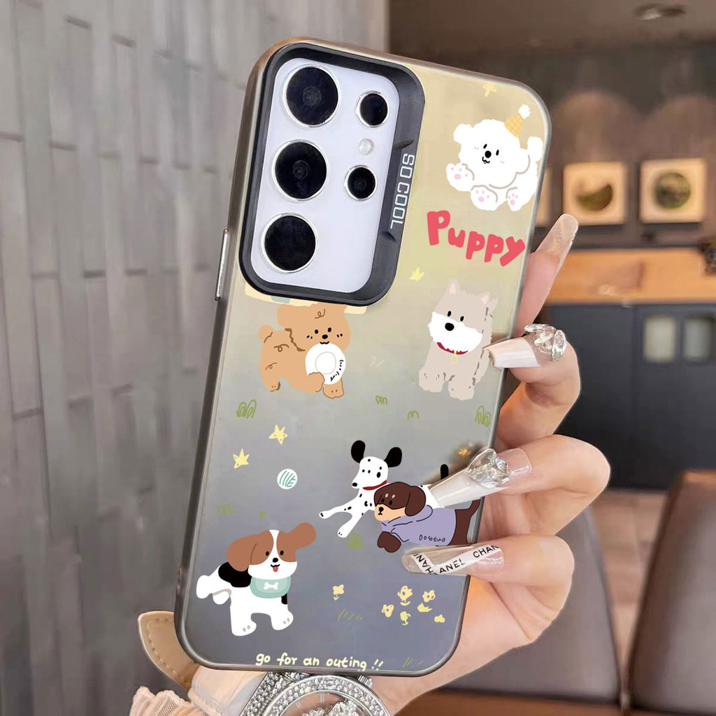 เคส ผิวด้าน For Samsung A37 A57 A07 4G/5G A17 A06 A16 A26 A36 A56 A55 A15 S26Ultra S25Fe S25Ultra S24Ultra ลายน่ารัก