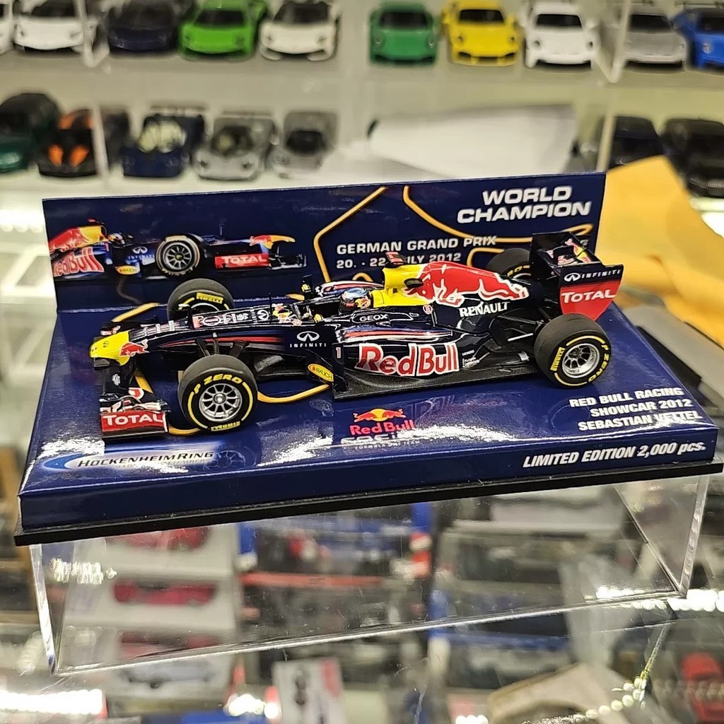 [Orphan] Mini Cut 1/43 Red Bull RB9 Wittel German Station showcar 2012 Limited 2,000 ไต้หวัน พร้อมกล