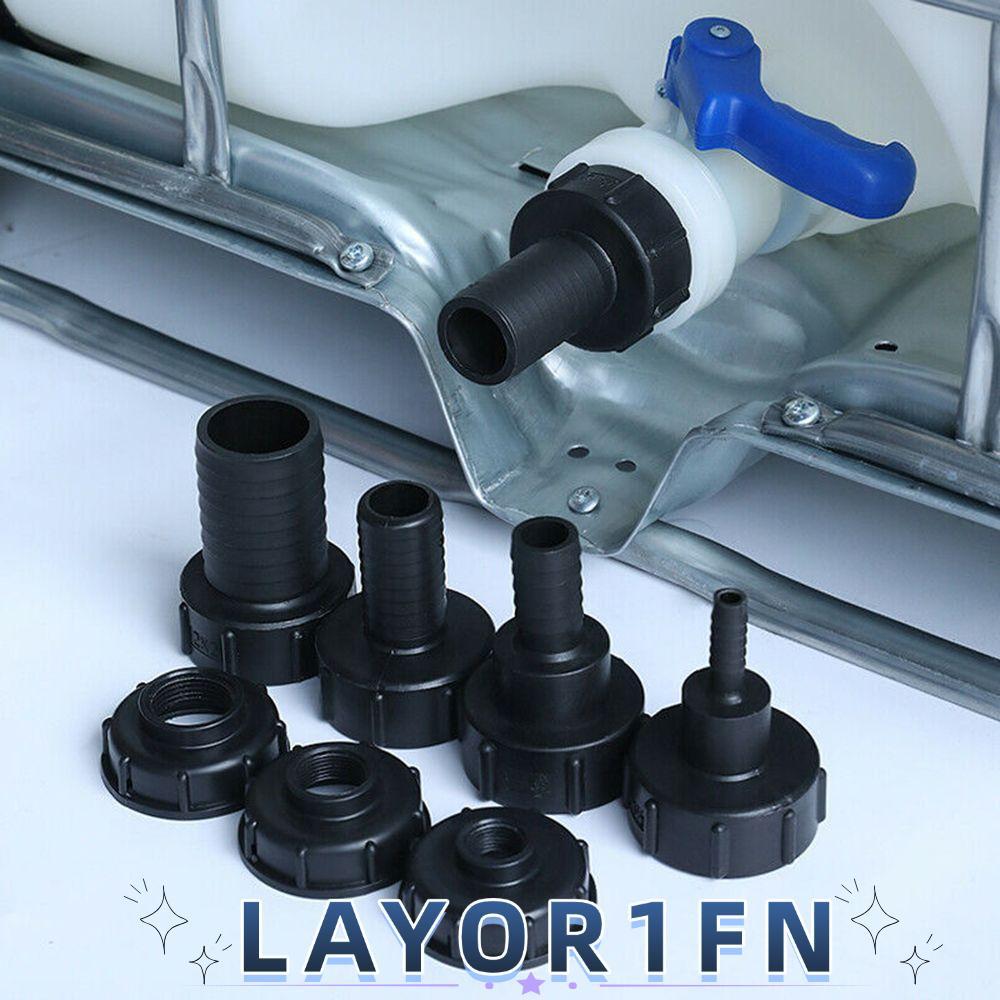LAYOR1FN IBC อะแดปเตอร์ถัง Thicken Fitting เครื่องมือแตะตัวเชื่อมต่อน้ําการเชื่อมต่อ Outlet