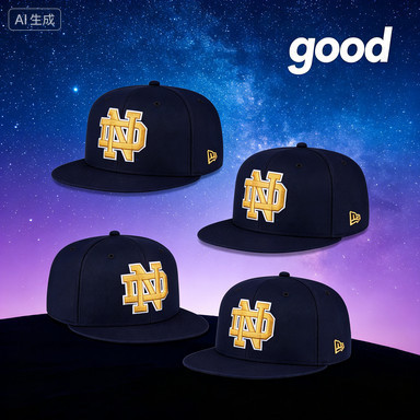 ผู้ชาย Notre Dame Fighting Irish 9FIFTY คลาสสิกกลางแจ้ง กันแดด สําหรับผู้ชายและผู้หญิง-สีดําหลายสีปั