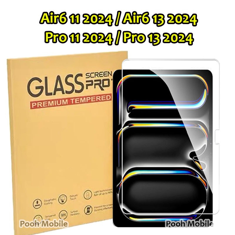 005 ฟิล์มกระจกสําหรับ iPad iPAD Gen10/Gen11 Air7/Air6 Air5 Air4 10.9 Gen9/8/7 10.2 Pro11 M4/M5 Mini6