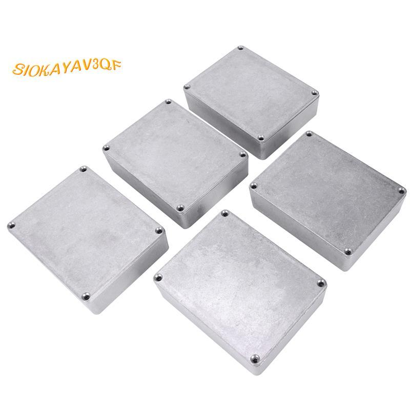 เอฟเฟคกีตาร์เหยียบอลูมิเนียมกล่อง Stomp สําหรับ DIY ชุดเหยียบกีตาร์ 1590BB