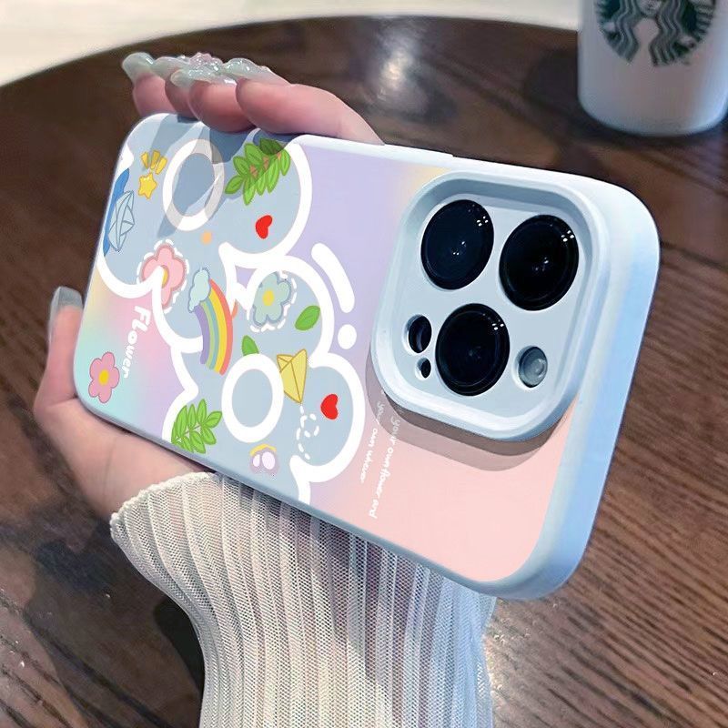 Huahua Rainbow เหมาะสําหรับโทรศัพท์มือถือ Apple 16