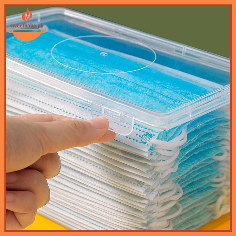 Sweet Mask Storage Box กระดาษทิชชู่เปียก Baby Wipes Dispenser Holder ครัวเรือนฝุ่นกล่องกระดาษทิชชูพร
