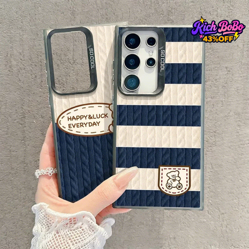 เคสโทรศัพท์ Happy Every Day สำหรับ Samsung A05 A05S A06 A16 A13 A14 A15 A25 A26 A35 A53 A54 A55 A56 5G S22ULTRAและ ป้องก