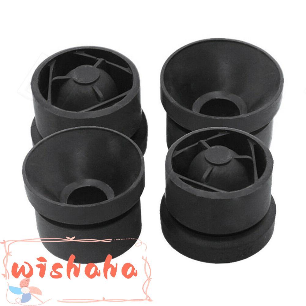 WISHAHA ฝาครอบด้านบนเครื่องยนต์ 4 ชิ้น, 06A103226 ยางฝาครอบเครื่องยนต์ Grommet, อุปกรณ์เสริมอัตโนมัติฝาครอบเครื่องยนต์สําหรับ VW /Golf Mk5 /Polo /Passat B6 /Touareg 1G Beetle
