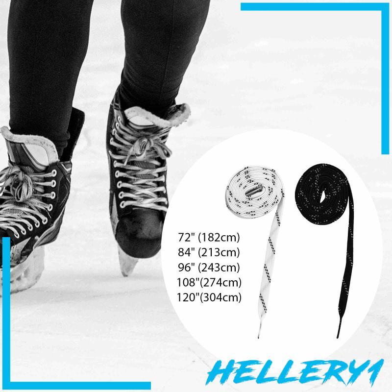 [Hellery1] Hockey Skate Laces Flat Premium Roller Skates Compact Heavy Duty Elegant Waxed Hockey Lac
