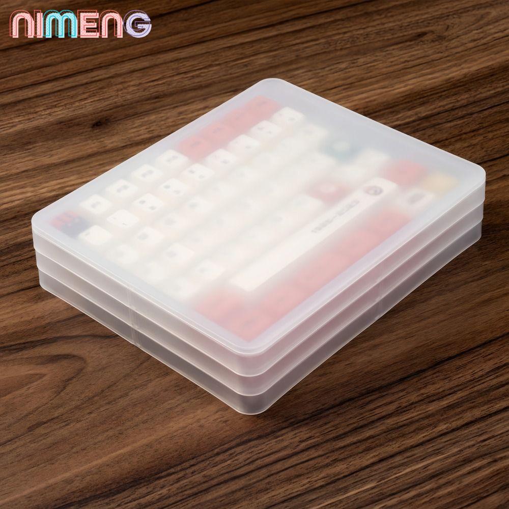 NIMENG ที่วางกันฝุ่น, Stackable ถือ 145 คีย์ Keycap Storage ,พร้อมฝาครอบ Protector 3 ชั้นกล่องเก็บสําหรับโปรไฟล์ MX/XDA/MAO