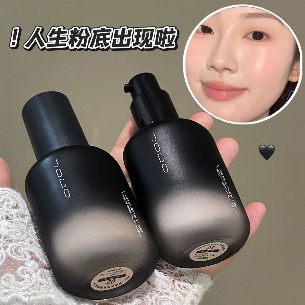 [รองพื้นชนิดน้ํา] JOCO Mist Hidden Soft Matte Light Moisturizing Liquid Foundation Light Service Non