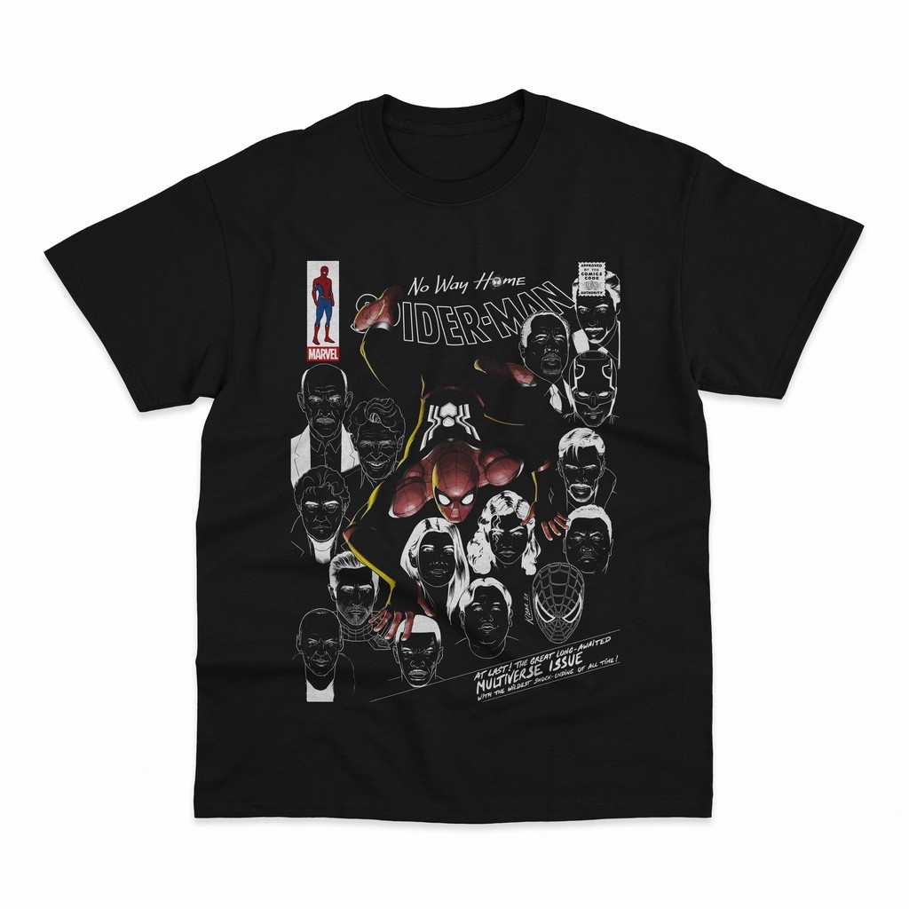 SG2 Spiderman No Way Home Multiverse Vintage Classic Marvel เสื้อยืด