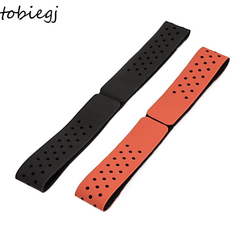 TOBIE Heart Rate Armband Soft Strap Breathable สายนาฬิกาสําหรับกีฬา Monitor สายบลูทูธสําหรับจักรยานค