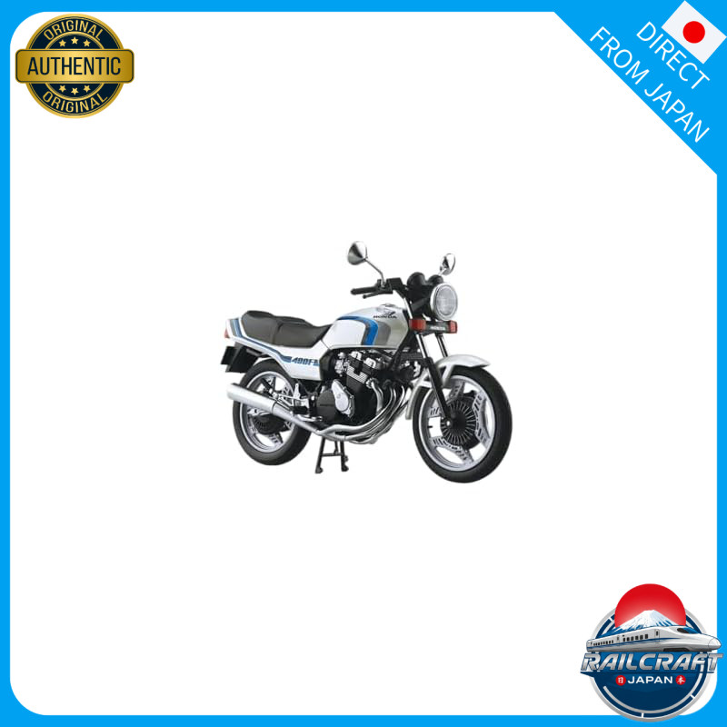 AOSHIMA 1/12 Scale Finished Motorcycle Honda CBX400F - Candy Alamoana Red / Pearl Shell White  
AOSH