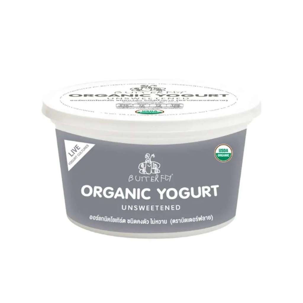 บัตเตอร์ฟลาย โยเกิร์ต (Butterfly Set Yogurt No Sugar 400g.)