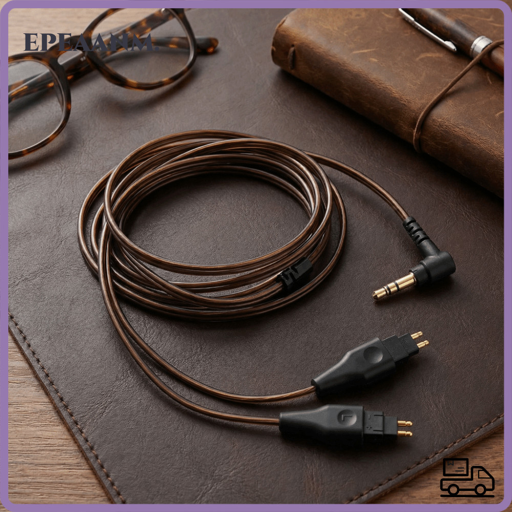 EPEAA 3.5 มม.ปลั๊กหูฟังสายสัญญาณเสียง, Plug and Play หูฟังยืดหยุ่นเปลี่ยนสาย, 3.9ft หูฟังอัพเกรดสําห