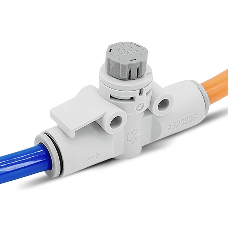 AS Push-in Quick Joint ท่อวาล์วคันเร่งนิวเมติกกระบอก Regulator อุปกรณ์ AS2002F-04A 06 08