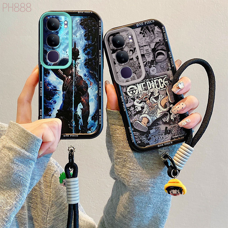 เคส Realme C75 C75X C71 น่ารัก 3Dการ์ตูนของเล่นตุ๊กตาTPUซิลิโคนอ่อนนุ่มผู้หญิงสร้อยข้อมือผู้ถือเคส YDL