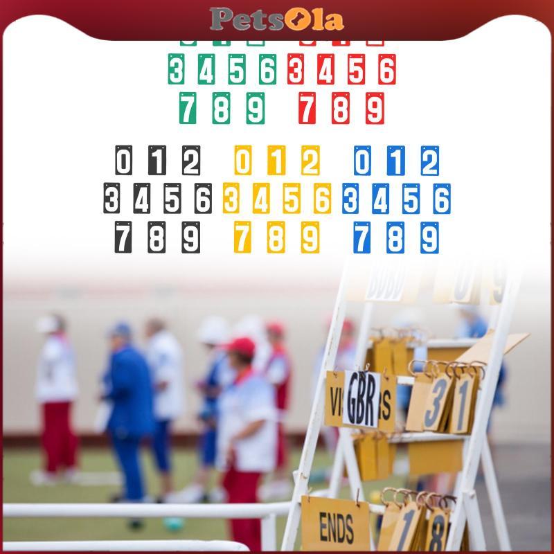 [PETSOLA] Table Score Flipper Numbers 0-9 คู่มือ Score Keeper การ์ดสําหรับทีมกีฬาบาสเกตบอลเบสบอล Tou