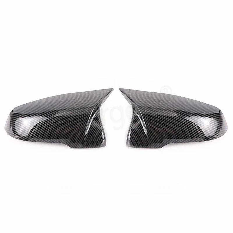 คาร์บอนไฟเบอร์สี Gloss กระจกสีดําสําหรับ BMW X1 F48 X2 F39 F44 F49 F52 G29 2 Series F45 F46 Touring 
