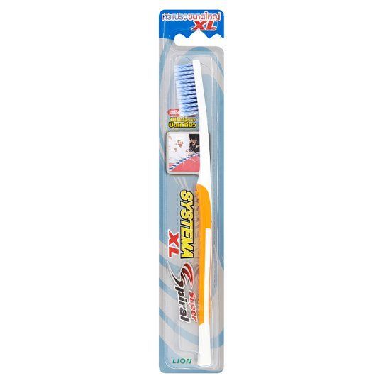 ซิสเท็มม่าแปรงซุปเปอร์สไปรัลXLเดี่ยว SYSTEMA TOOTHBRUSH SUPER SPIRAL XL