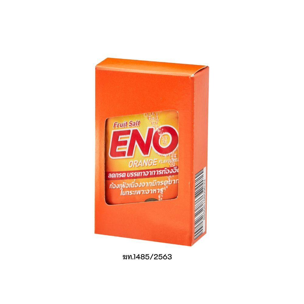 [สินค้าส่งด่วน] อีโน ฟรุตซ้อลต์ รสส้ม แพ็ค 5 ENO FRUIT SALT ORANGE FLAVOURES PACK 5