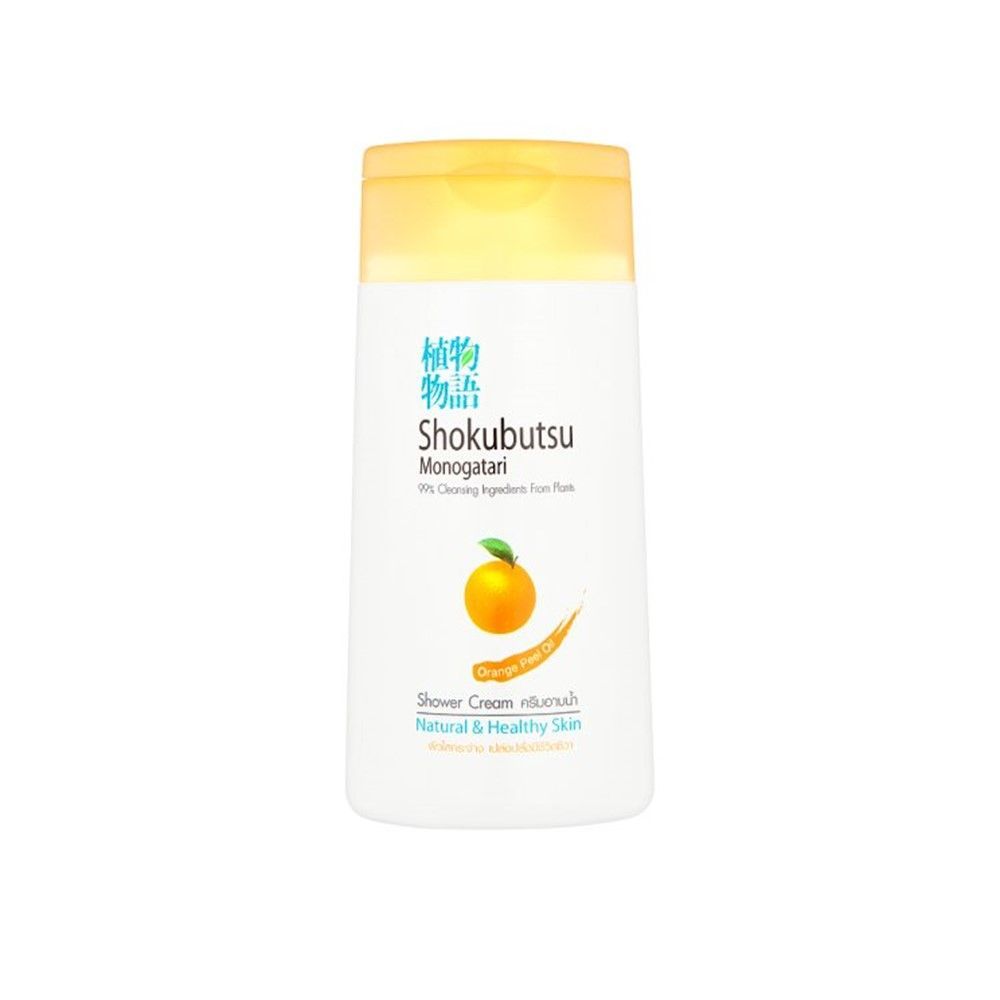 โชกุบุสซึครีมอาบน้ำ ผิวใส 100มล. SHOKUBUTSU SHOWER CREAM 100 ML.ORANGE