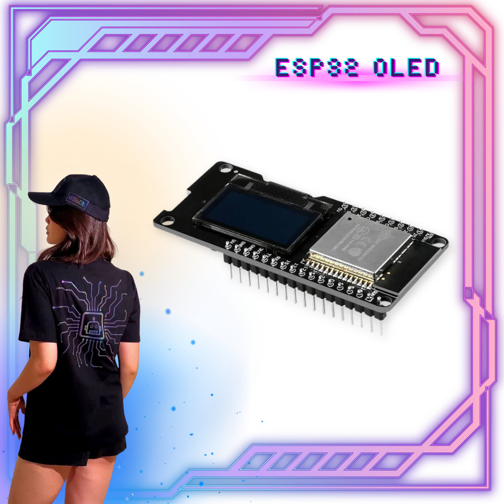 ESP32 พร้อมจอแสดงผล OLED 0.96 นิ้ว - Digibot Official