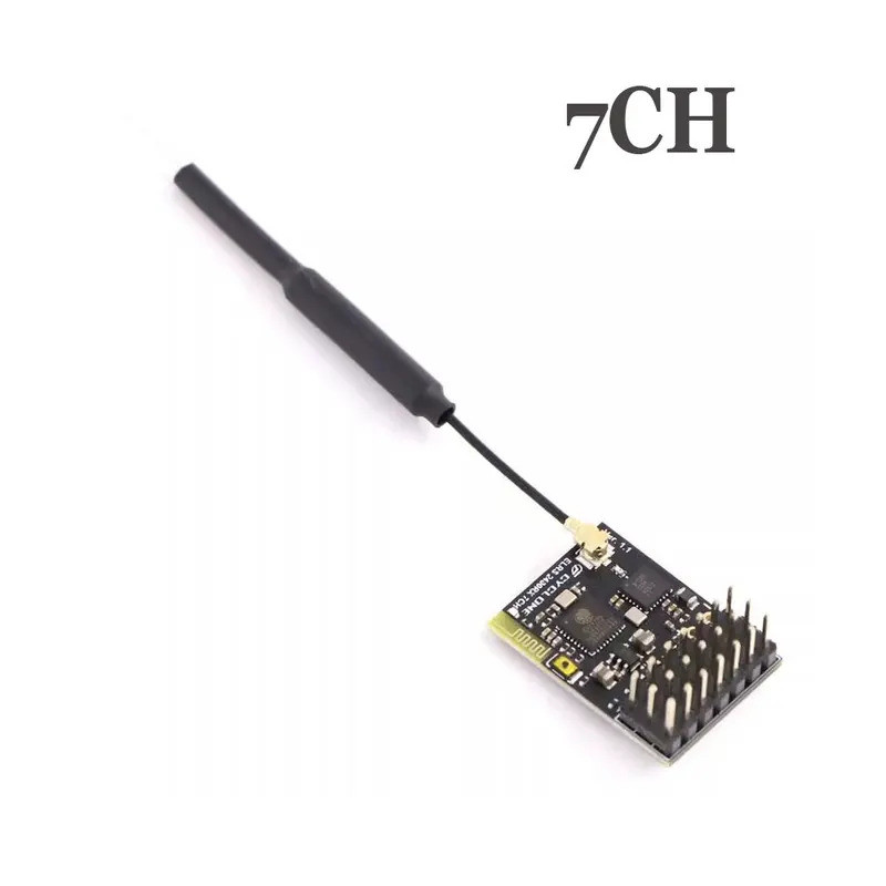 HB ELRS 2.4 Ghz PWM 7CH CRSF Receiver รองรับ ELRS 3.2 PWM/CRSF Protocol ท่อทองแดงเสาอากาศสําหรับ RC FPV Drone เครื่องบิน