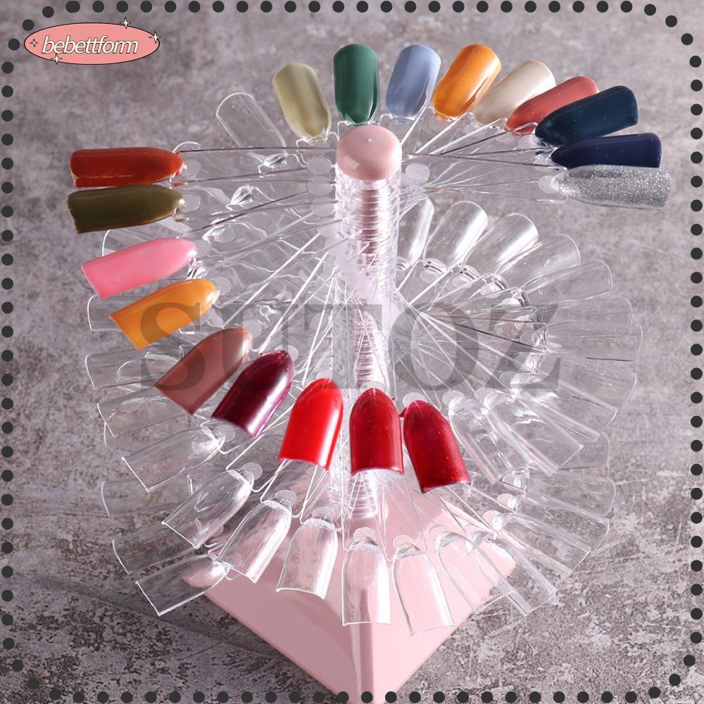 BEBETTKISS 60 Nails Showing Shelf Showing Gel Polish Spiral Shelf Display Stand