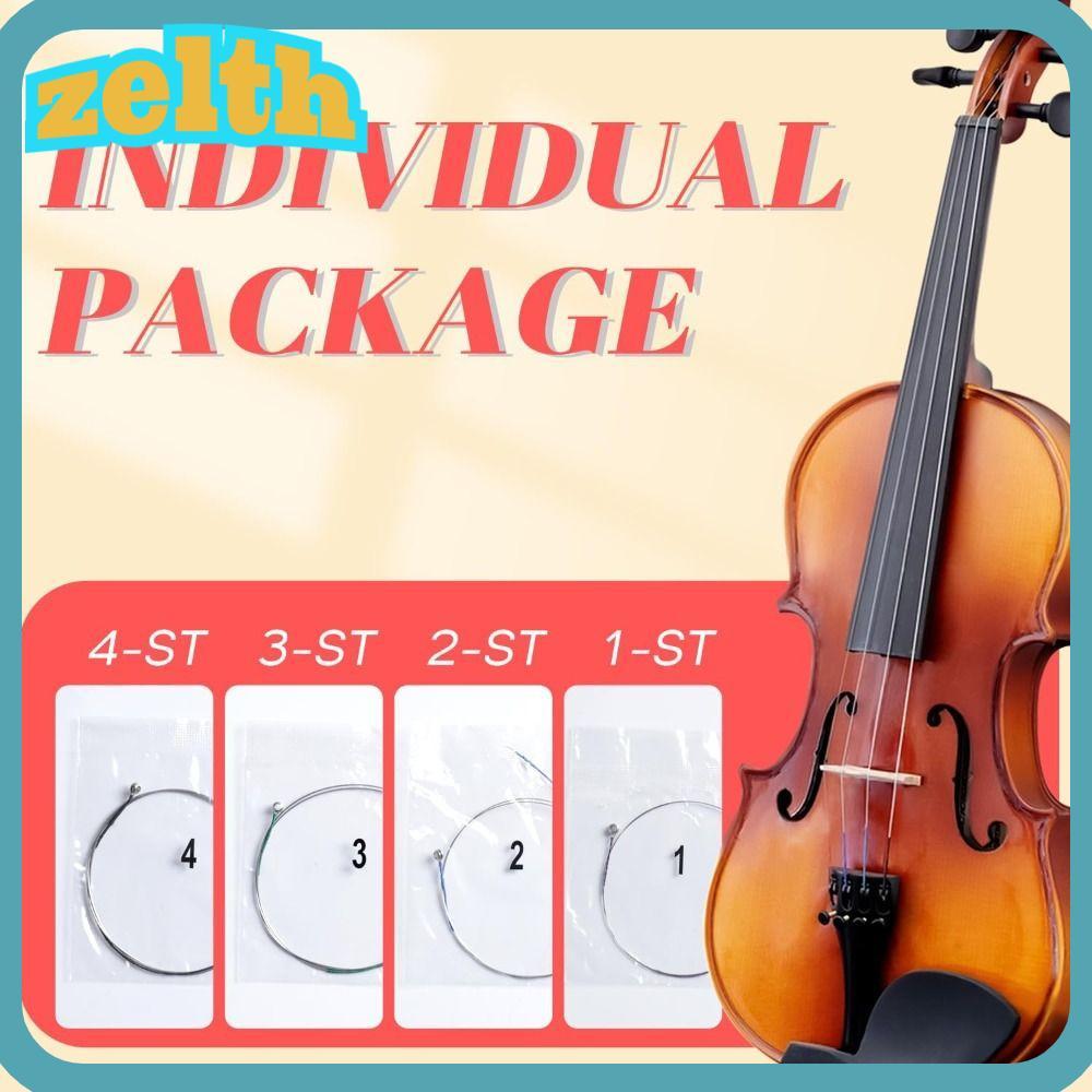 ZELTH ไวโอลิน Fiddle String, ทองแดงนิกเกิลอะไหล่ไวโอลิน Strings ชุด, Professional Universal Instrument Supplies อะไหล่ไวโอลิน