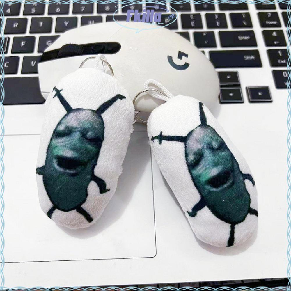 พวงกุญแจ FKILLA, 8 ซม.ตลก Meme Plush Squeak จี้, คําสาป Plankton Widget Bag Charm