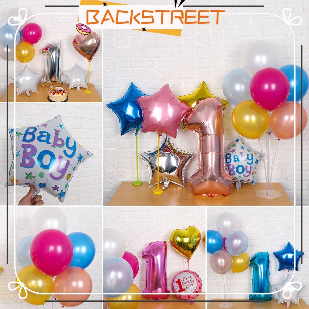 BACKSTAGERET ลูกโป่งยาง Set First Anniversary Fashion Boy Girl 1st Birthday