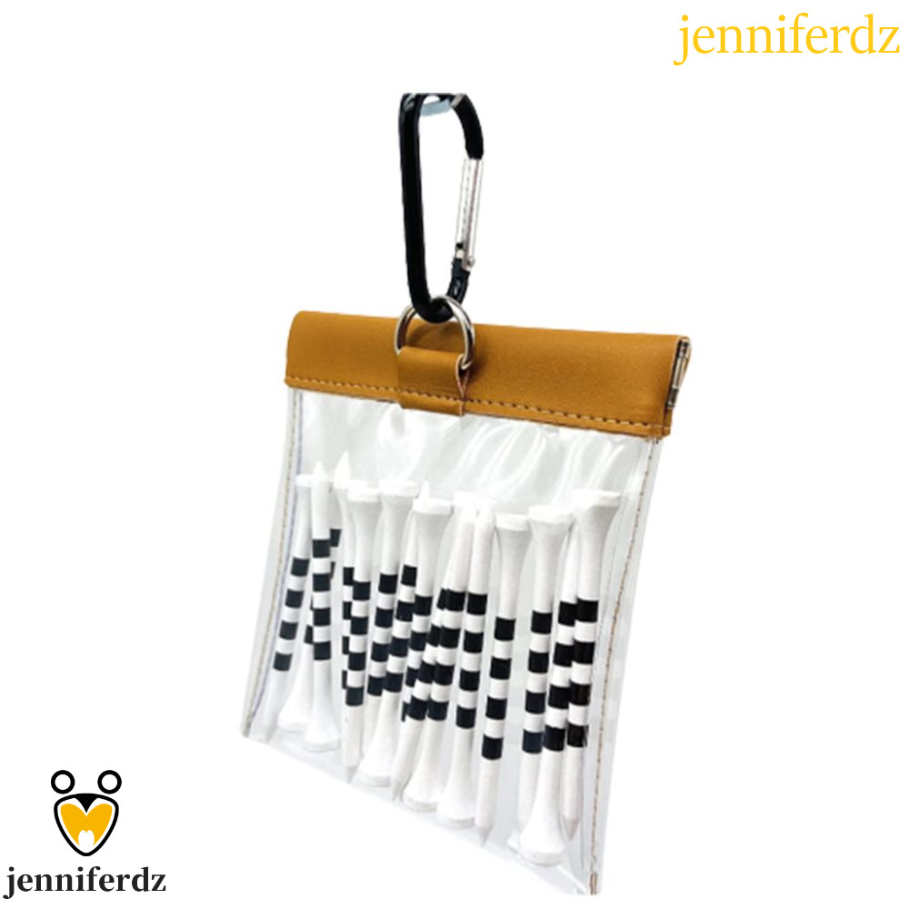 JENNIFERDZ Golf Tee Holder Bag Storage Bag Sport Bags Golf Ball Tee Mini Transparent Golf Accessorie