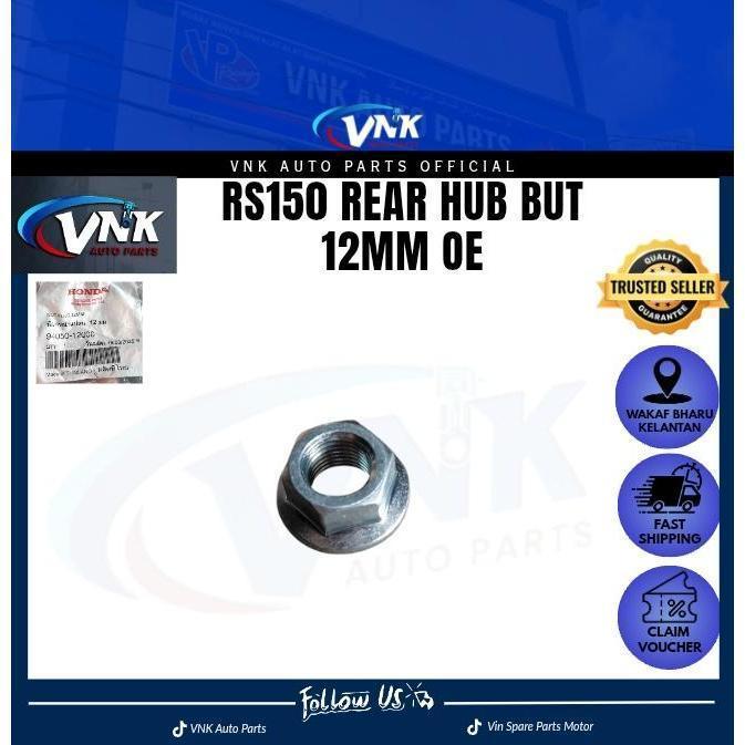 RS150 REAR HUB NUT 12MM PARTS (E-11)