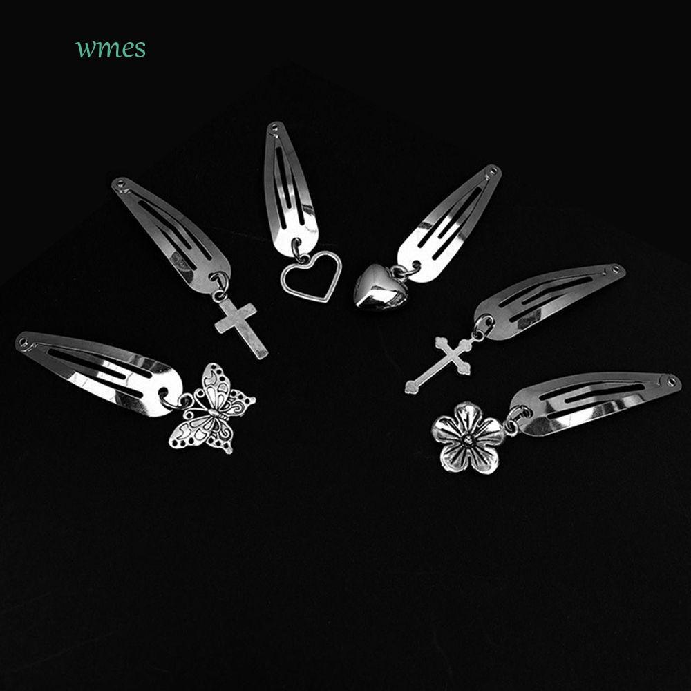 WMES1ZA ผู้หญิงอุปกรณ์เสริมผม Water Drop คลิปหมีของเล่น BB คลิป 2 ชิ้น/เซ็ต All-match เรียบง่ายสไตล์