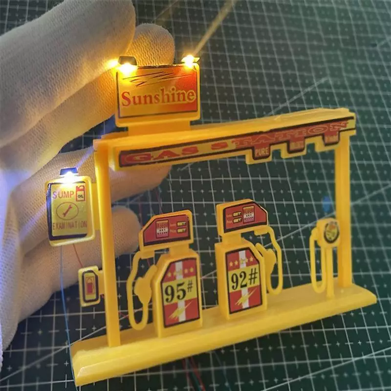 ไฟสปอตไลท์ LED 3V 1:87 Ho Scale โมเดลป้ายโฆษณาสถาปัตยกรรม thumbnail 8