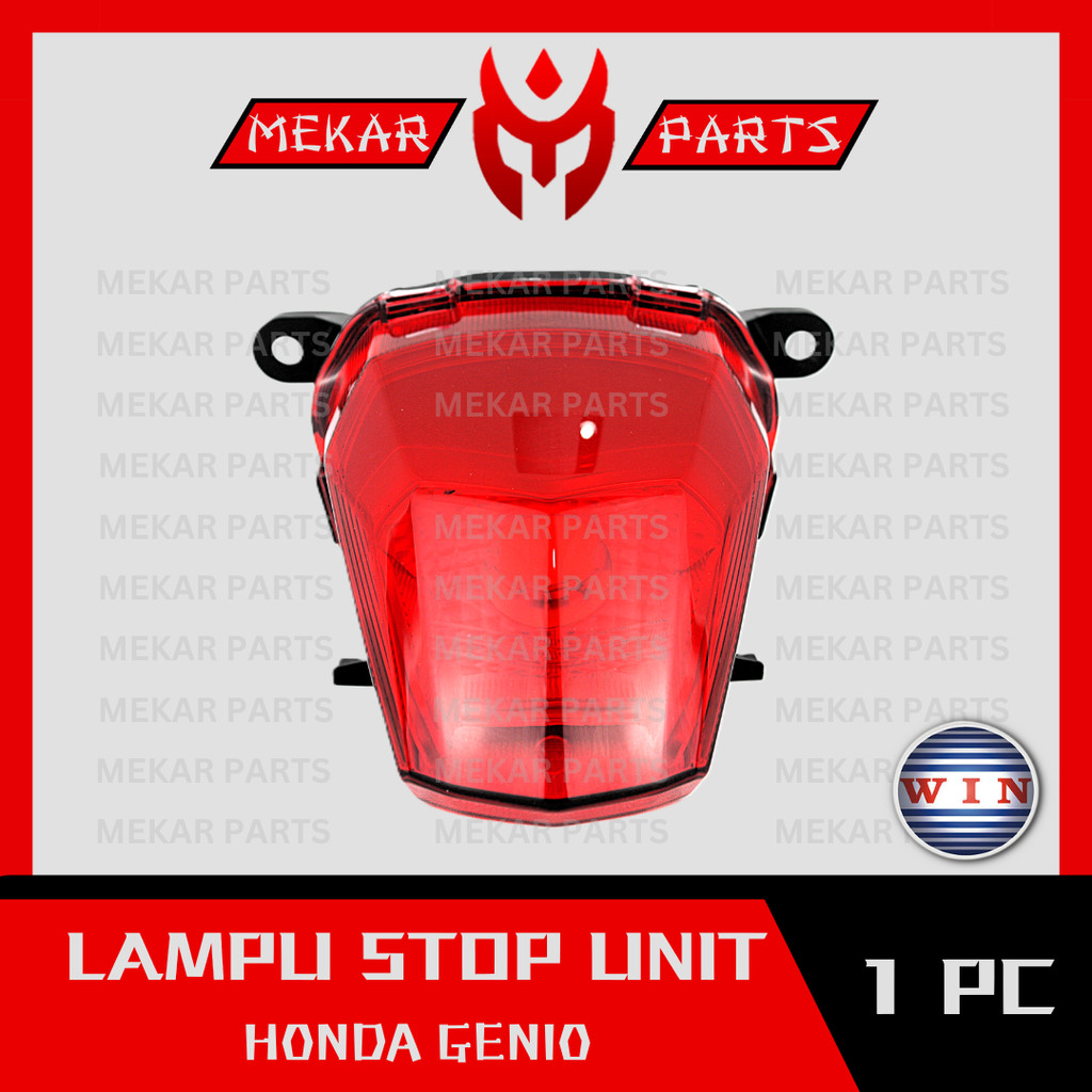 MEKAR-PARTS/WIN-STOP LAMP-UNIT/BACK-LIGHT/REAR/COMB/TAIL/LAMP/REAR/REM/MOTORCYCLE/GENIO/K0J2024/GREE
