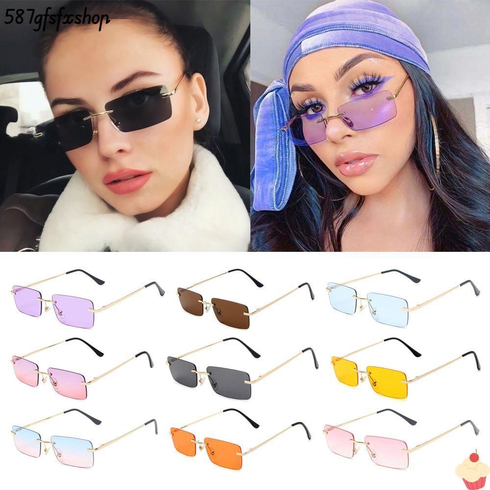 SWEETHOME Sun Glasses UV400 Small Retro Gradient Glasses